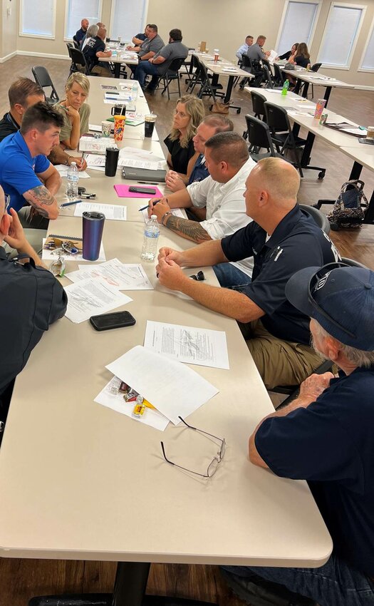 School staff and first responders met last week in an annual review of emergency protocols ahead of the next school year.