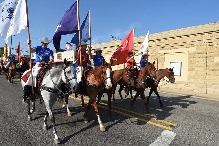 A group of horseback riders enjoy the sunshine during the 2019 Red White &amp;amp; Blue Parade. The following photo gallery has images from the parade, look for your favorite parade participants.