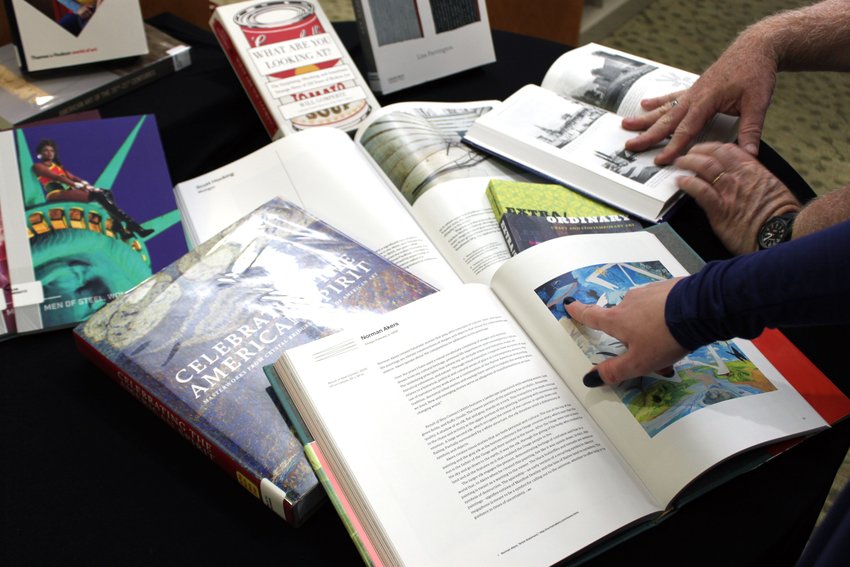 A multitude of fine art books are now available for check out at the Baxter County Library.