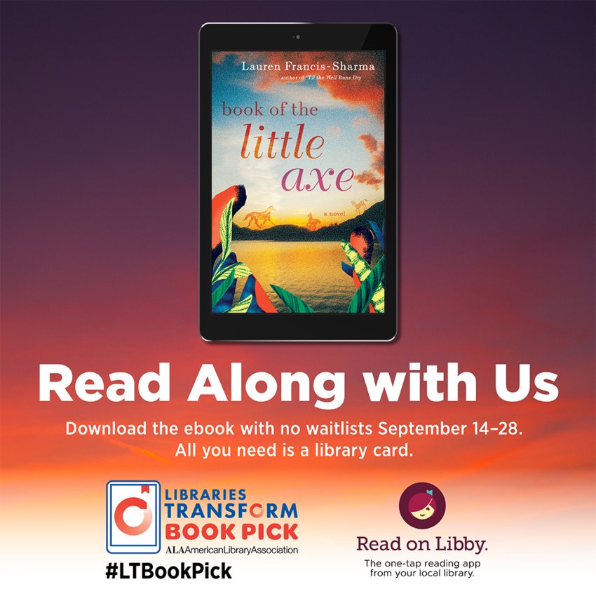 'Book of the Little Axe' is now available as an eBook as part of the Libraries Transform Book Pick program.