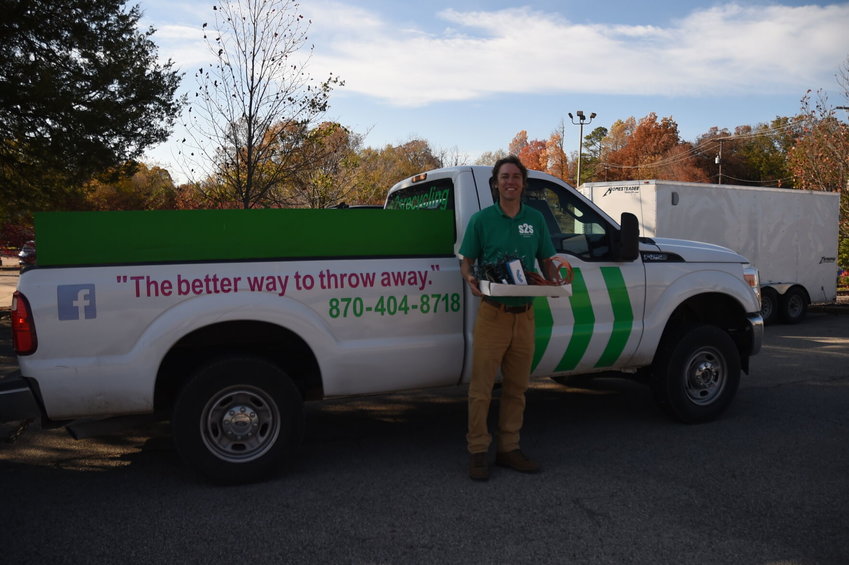 Matthew Beavers of Start 2 Start (S2S) Recycling and Trash Service of Cotter will volunteer for the first ever Lights Out Recycling Drive pm Saturday, Dec. 4 from 10 a.m. to noon. S2S will partner with First United Methodist Church and all proceeds from the event will go to the church&rsquo;s backpack program which benefits the Food Bank of North Central Arkansas.