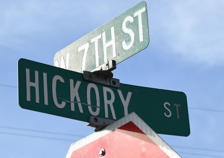 Hickory Street between 6th and 7th streets is closed to thru traffic for the coming weeks so the city can install new sewer lines.