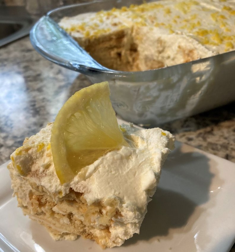 Lemon Icebox Cake used only four ingredients to create a masterful, no-bake dessert.&nbsp;   Linda Masters/Bulletin Photo