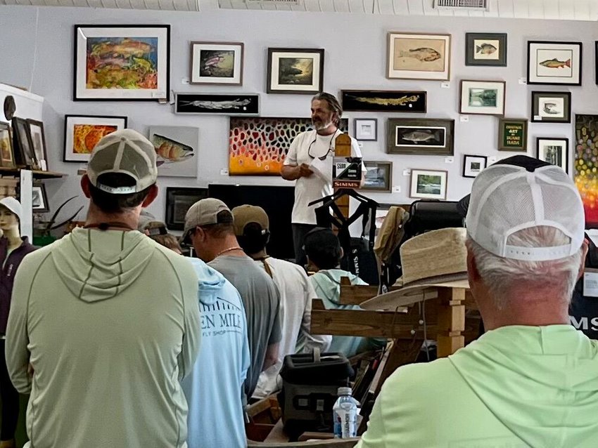 On Saturday, Steve Dally of Dally's Ozark Fly Fisher in Cotter prepared the roughly 20 teams that participated in this year&rsquo;s All Species Odyssey. Participants in the weekend event took home roughly $7,000 in prizes.