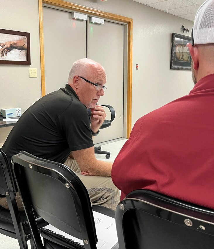 Yellville-Summit Superintendent Wes Henderson gave school board members an update on possible grades they may need additional teachers during the 2023-24 school year if enrollment continues to grow &mdash; which he said is a &ldquo;great problem to have.&rdquo;   Helen Mansfield/The Baxter Bulletin