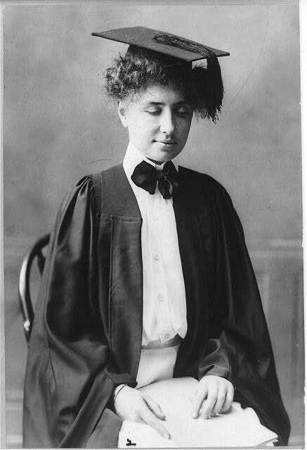 In 1904, at the age of 24, Helen Keller(shown) graduated as a member of Phi Beta Kappa from Radcliffe College, becoming the first deaf-blind person to earn a Bachelor of Arts degree.   Submitted Photo