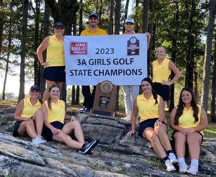 The Salem Lady Greyhounds won the Class 3A State golf championship on Tuesday at Cooper's Hawk Golf Course in Melbourne.
