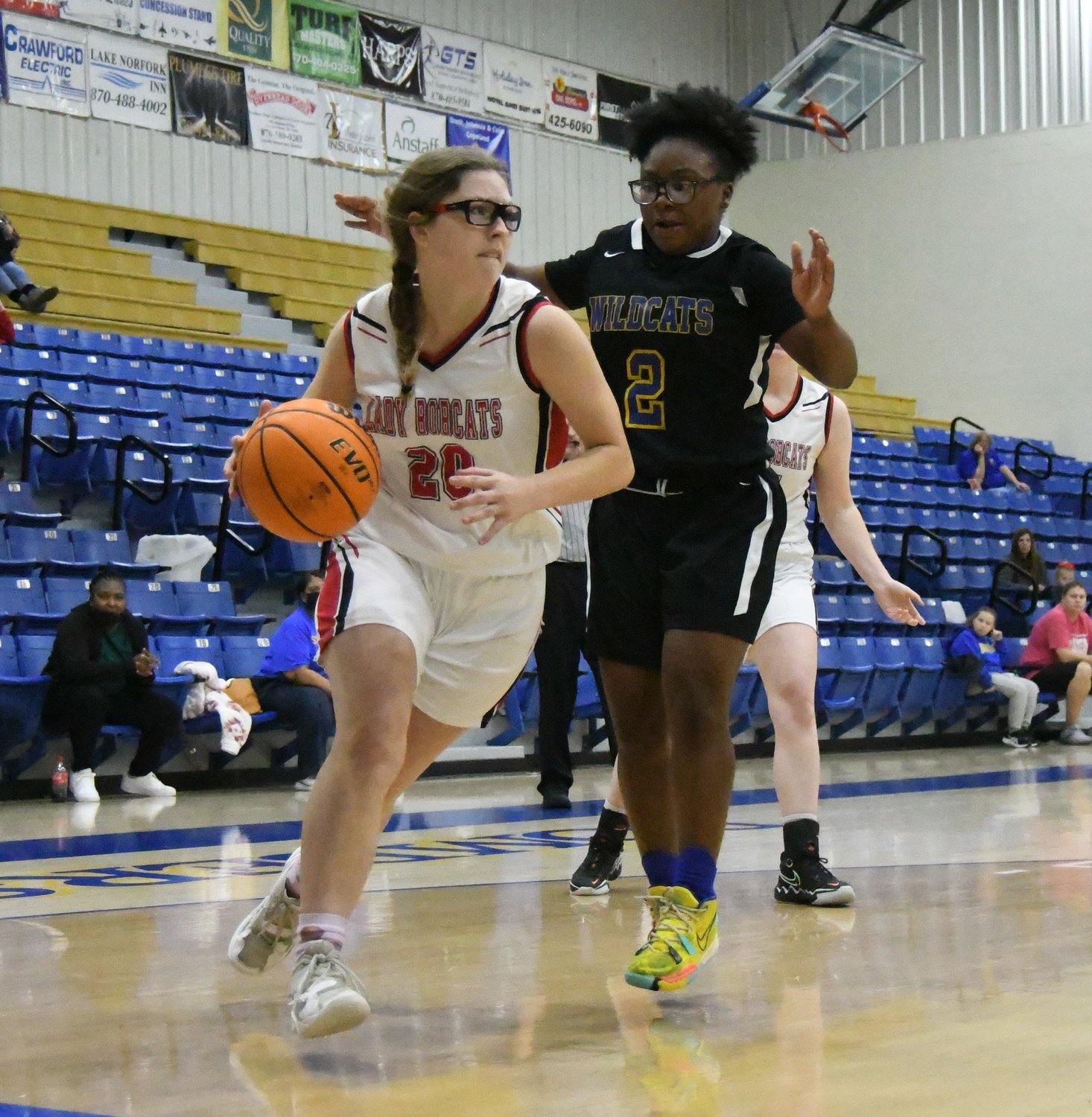 An image from the Flippin-Fayette-Ware senior girls game played Wednesday in the Ultimate Auto Group Invitational at The Hangar.