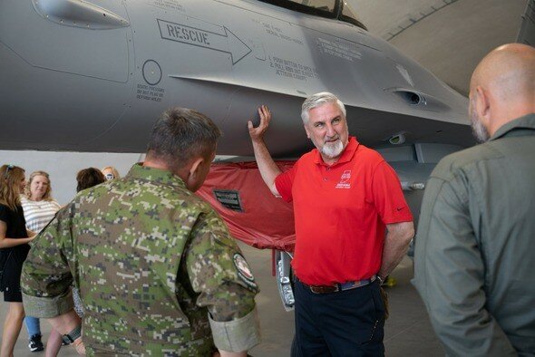 While in Slovakia, the governor visited Malacky Air Base to witness a milestone for the Slovak military. Slovakia purchased and received its first F-16 fighter aircraft this year, delivered in partnership with the Indiana National Guard. Indiana and Slovakia are now simultaneously operating F-16s which strengthens defense and keeps our militaries prepared at all times.