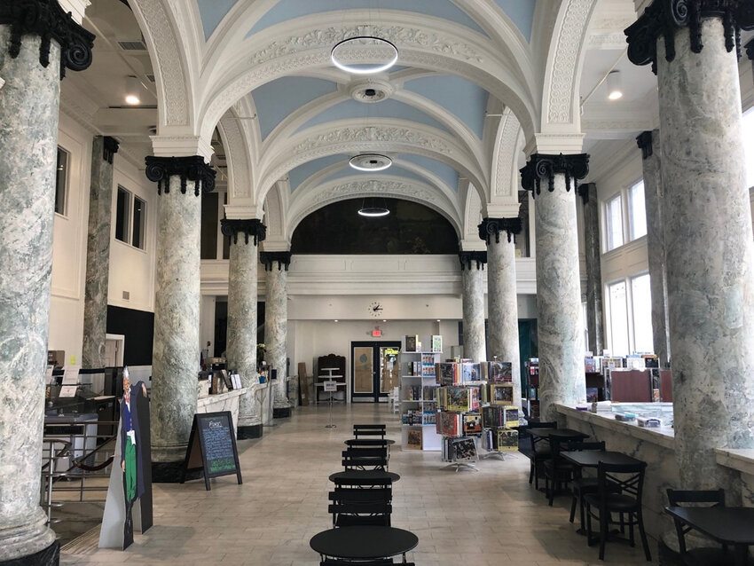 After:  The lobby of Ridley Tower after renovations