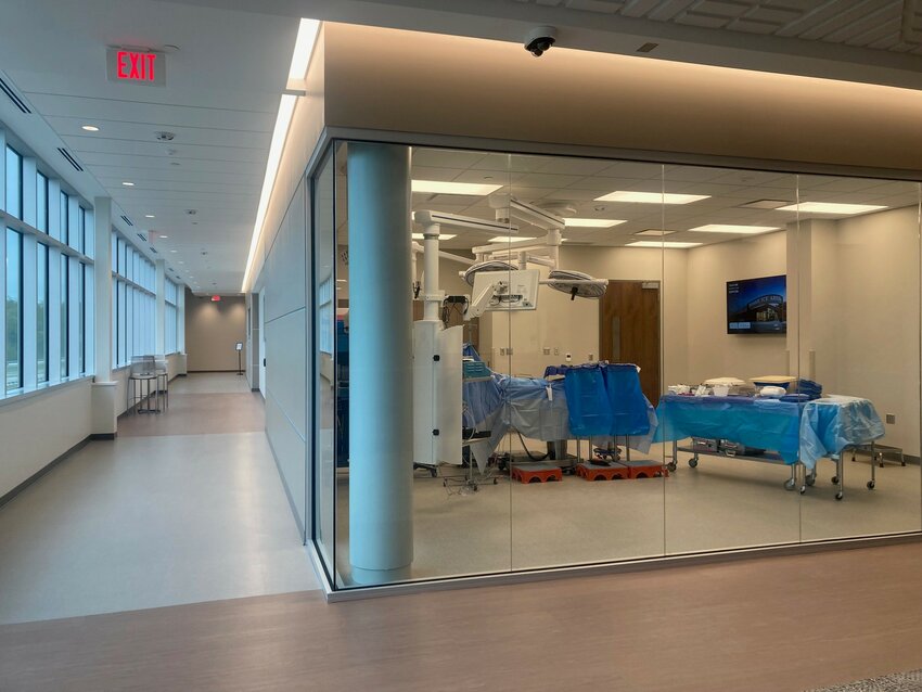 A view of one of the spaces of the newly dedicated Dr. Earl D. and Melanie N. Brooks College of Health Professions at Trine University.