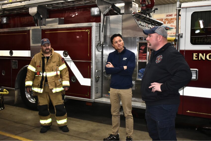 The Kouts Volunteer Fire Department received a Community Fund grant in 2024 to purchase structural firefighting gear.