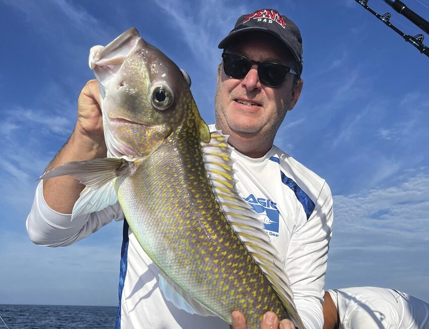 Dan Cornell with golden tilefish