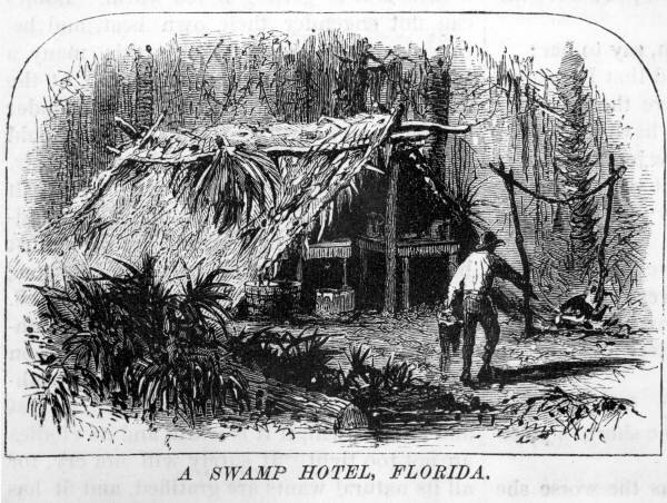 A swamp hotel. 1871 (circa). State Archives of Florida, Florida Memory.