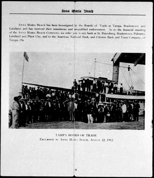 A 1912 brochure created by the Anna Maria Beach Development Company. 