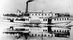 The steamboat Manatee. 