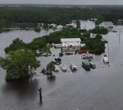 Post-Debby flooding affected thousands and did more than $100 million
in property damage. (Credit: Chris Whittaker)