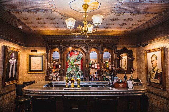 The Upstairs Bourbon Bar at The Rose Villa. Photo by Mark Tierney.