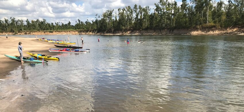 Kayakers on the Apalachicola River, via the Apalachicola Riverkeeper.