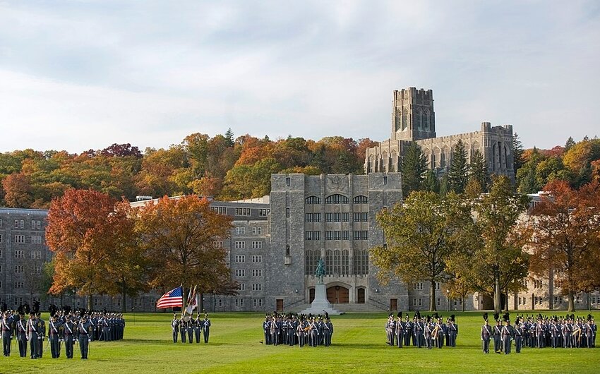 The United States Military Academy at West Point. Public Domain photo.