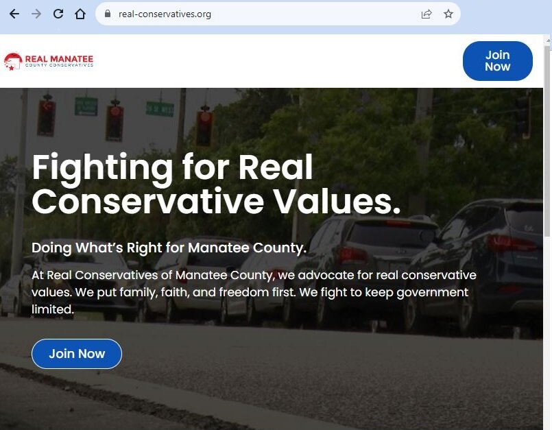 A newly formed group calling itself the Real Manatee County Conservatives began pushing out the unsolicited emails more than a week ago. Since the delivery of its first email blast, the group has also created a Facebook business page and blog website.