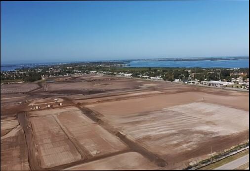 Drone footage of the Lake Flores development site in west Bradenton was shared on Facebook. The images were captured on October 31, 2023.