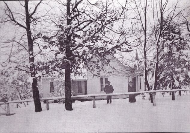 I used one of the photos Orpha shared in my &ldquo;Fair Grove, home of the Wommack Mill&rdquo; book, with this caption: Standing outside in the snow are, (l/r) John Boegel and his daughter Helen. This house, which faced the south, was located on Elm, directly behind the present-day American Legion. It was the home of John Frederick Boegel, cofounder of the Boegel-Hine Flour Mill (Wommack Mill) and his three children, Harvey, Helen and Ora. John and Sara &ldquo;Sally&rdquo; Yandell moved there about 1917 or 1918. In later years, the house was owned by Eugene &ldquo;Gene&rdquo; and Lowe (Herd) Rathbun. The house burned in 1970.   Contributed photos