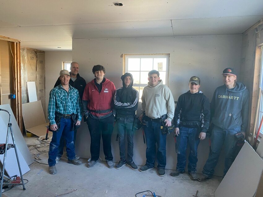 Pictured are, from left, Weston Piper, Tim Phillips (DCTC instructor), Andrew Mettler, Nathan Butts, Andrew Hartshorn, Joel Hyder and Porter Hensley.   Contributed photos