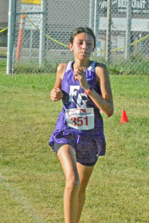 Fair Grove freshman Katrina Cantwell captured third place at the Buffalo Invitational Cross Country Meet Thursday with a time of 20:10.38.