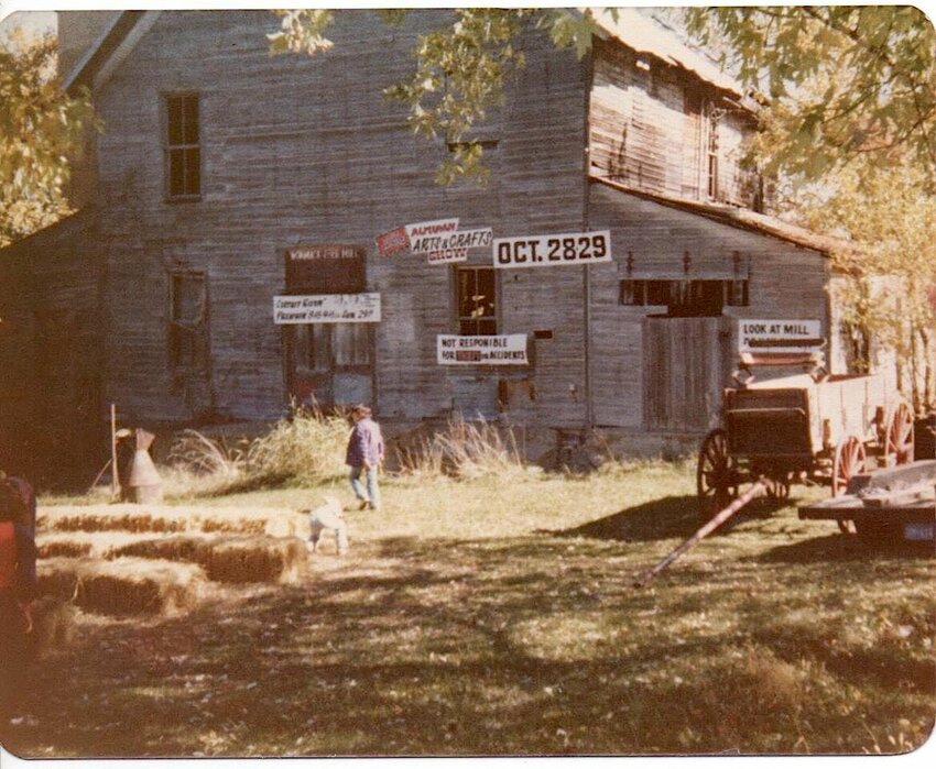 The way the mill looked during the very first festival.