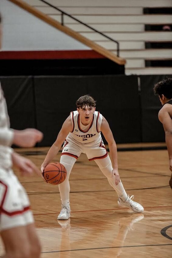 Braden McGregor in game against Springfield Catholic.