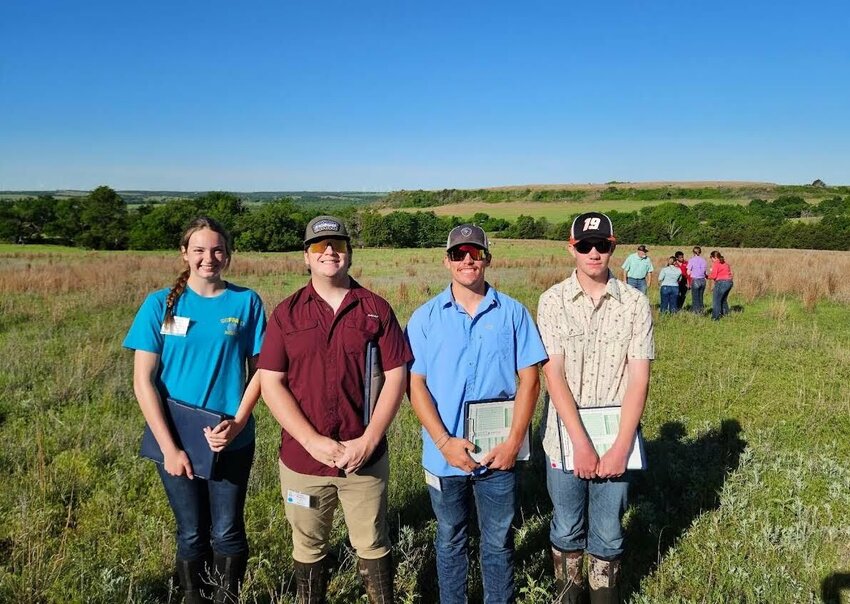 The Buffalo FFA team was one team from around the country studying the plants and creating land management plans before and during the National Range and Land Judging Competition Monday, April 28 through Thursday May 1.