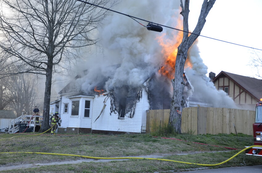 The City of Henderson Fire Department responded to a house fire at 486 Crook Ave. in Henderson, Saturday, March 22.