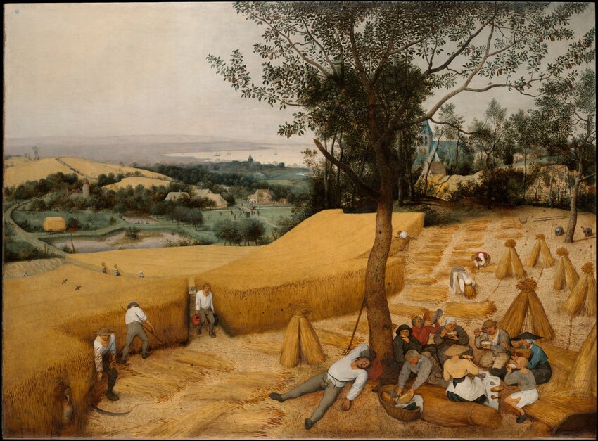 Pieter Bruegel the Elder painted "The Harvesters" in 1565. It will be on view at The Met in November. Photo: Courtesy of The Met