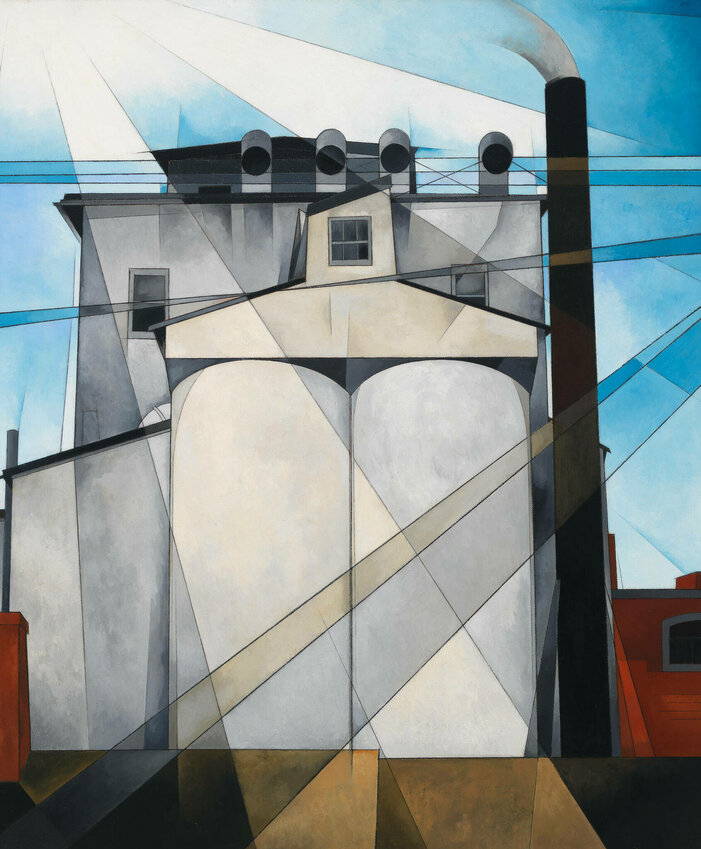 Charles Demuth, "My Egypt," 1927.  Courtesy Whitney Museum of American Art