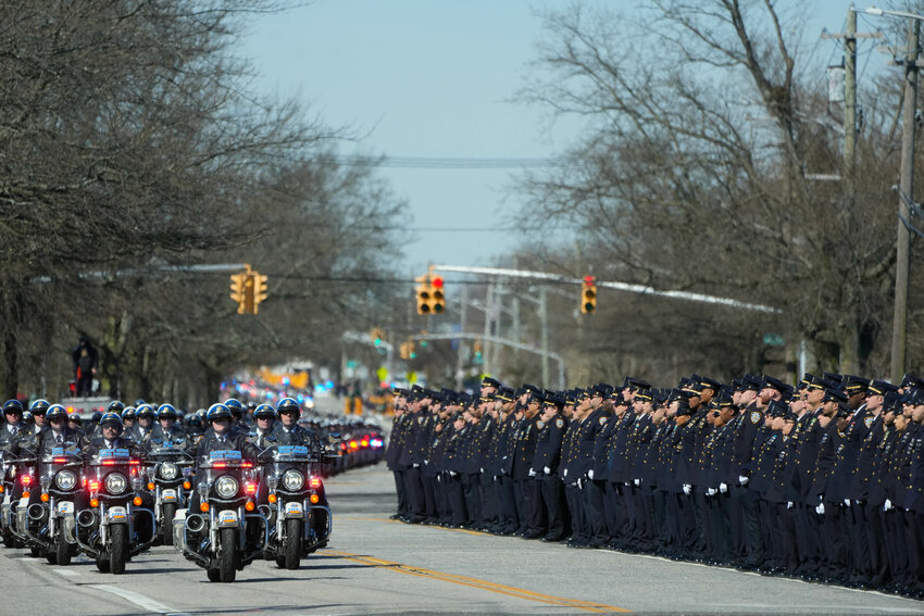 The South Shore of Long Island Saturday ahead of the funeral for NYPD Officer Jonathan Diller. Michael Appleton/Mayoral Photography Office
