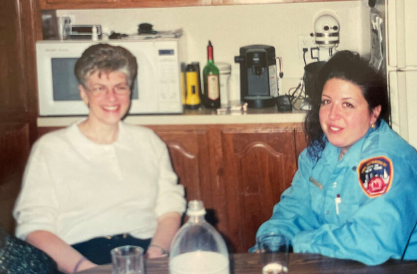 Pizzitola and her mother, a teacher and was a chapter leader PS 165 in Queens, celebrating a New Year's Day in the late 1990s.
