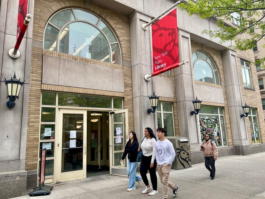 The Morningside Heights Library on Broadway in Manhattan. Like many others among the city’s 218 other libraries, it could now face Saturday closures.