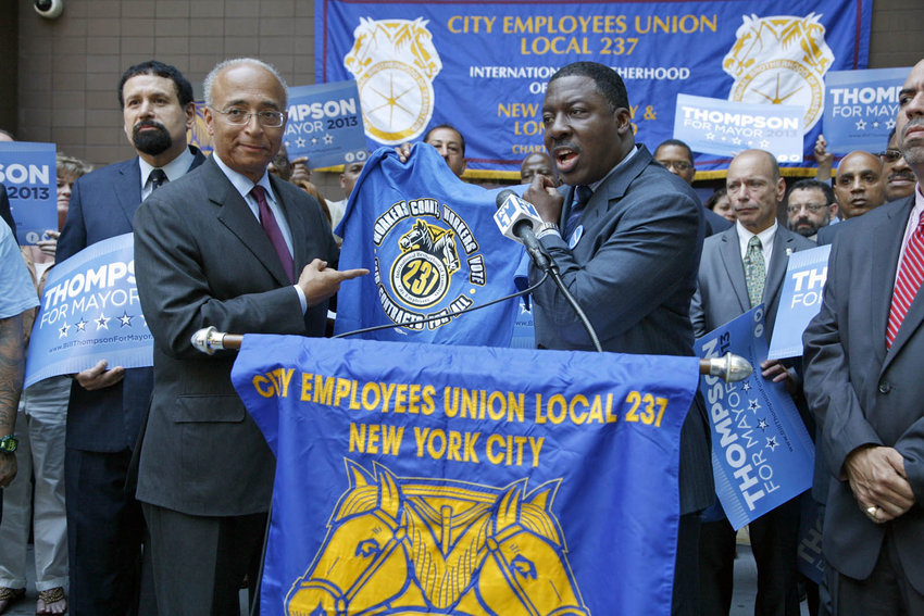 Local 237 Puts Teamster Muscle Behind Thompson’s Bid for Mayor The Chief