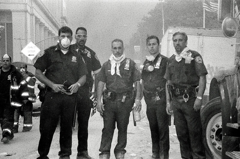 RECOVERY: A common refrain among police officers is that they're at their best when everyone else is at their worst, Patrick J. Lynch, the president of the Police Benevolent Association, said recently. For months after the Sept. 11 attacks, respite was nearly non-existent for his members, he said. Above, NYPD officers near ground zero. 
