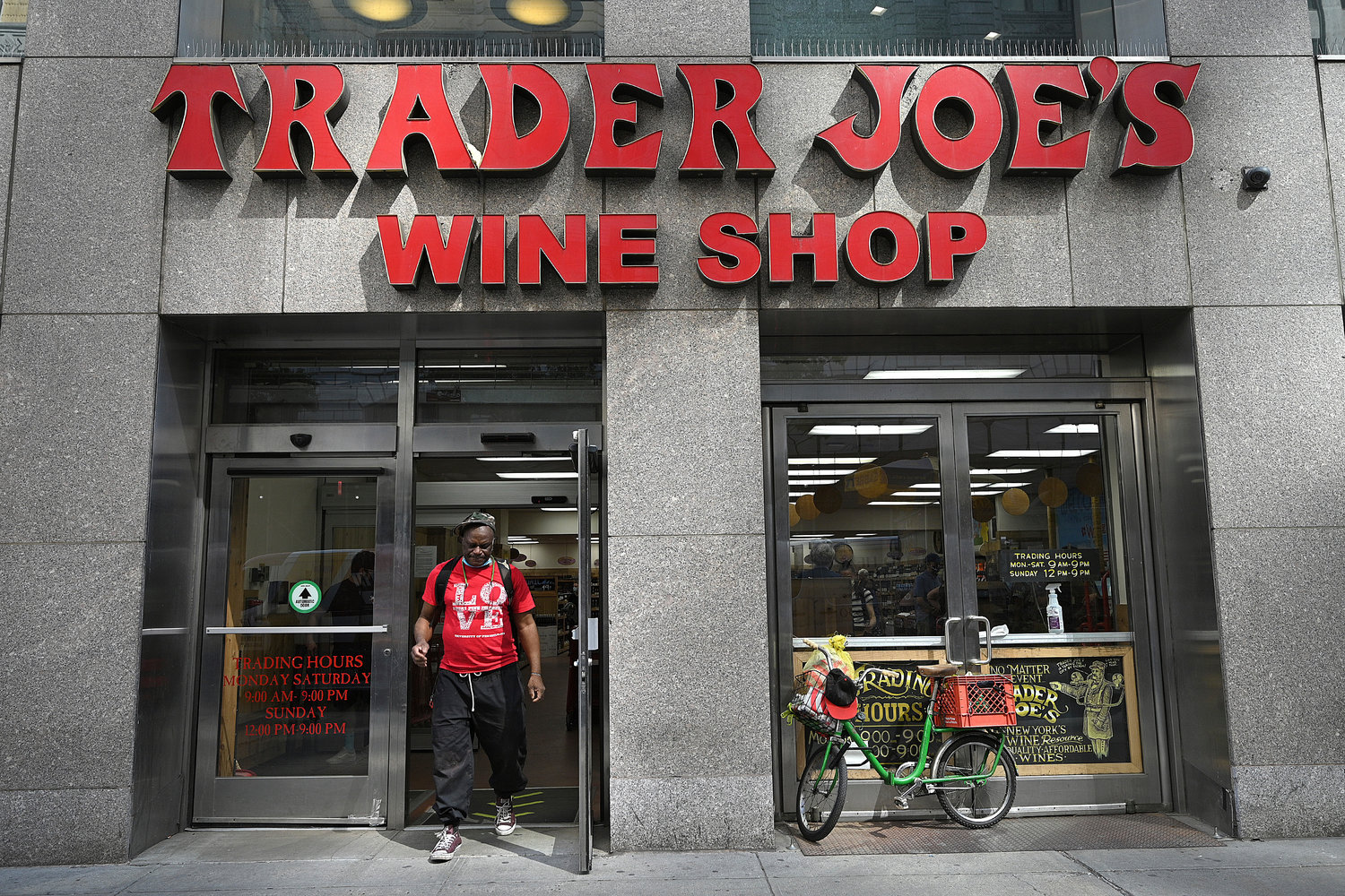 The Trader Joe's Union Square Wine Shop on East 14th Street was abruptly closed in August. Workers at the shop were said to have been strongly in favor of forming a union and a petition for a unionization vote appeared imminent when it was shuttered.