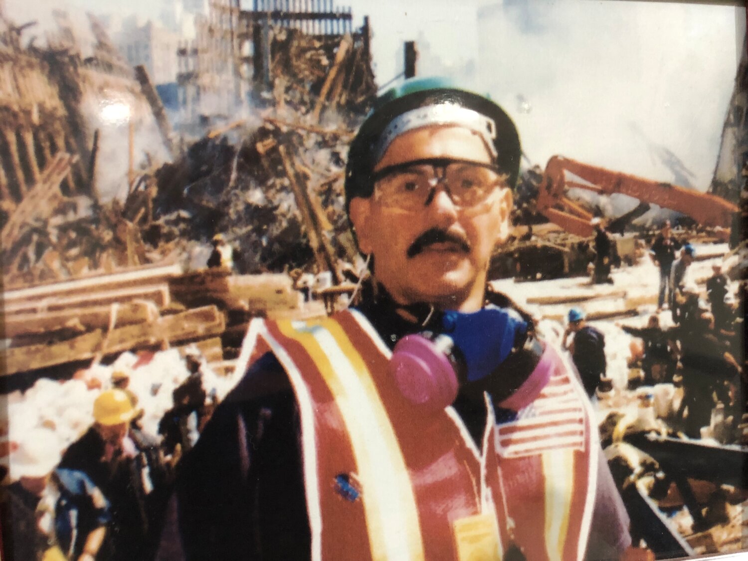 Philip Ronnie Shpiller and his NYC Transit Authority worked 16- and 12-hour days during rescue and recovery operations at the site of the collapsed World Trade Center towers, most of the time without respirators. Shpiller, beset by numerous ailments attributable to his work at ground zero, and his colleagues are still fighting to get authorities to grant them disability pensions.