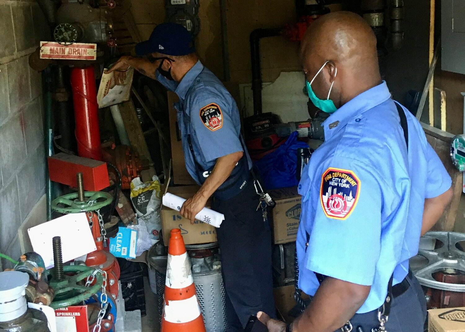 FDNY fire protection inspectors made the rounds in city bars and restaurants in July 2020 ahead of that pandemic year’s Independence Day holiday.