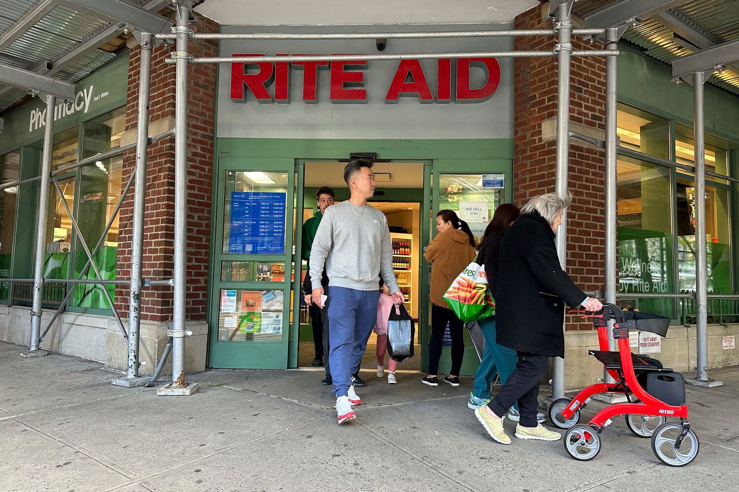 The Rite Aid drugstore on Hudson Street in Manhattan earlier this month.