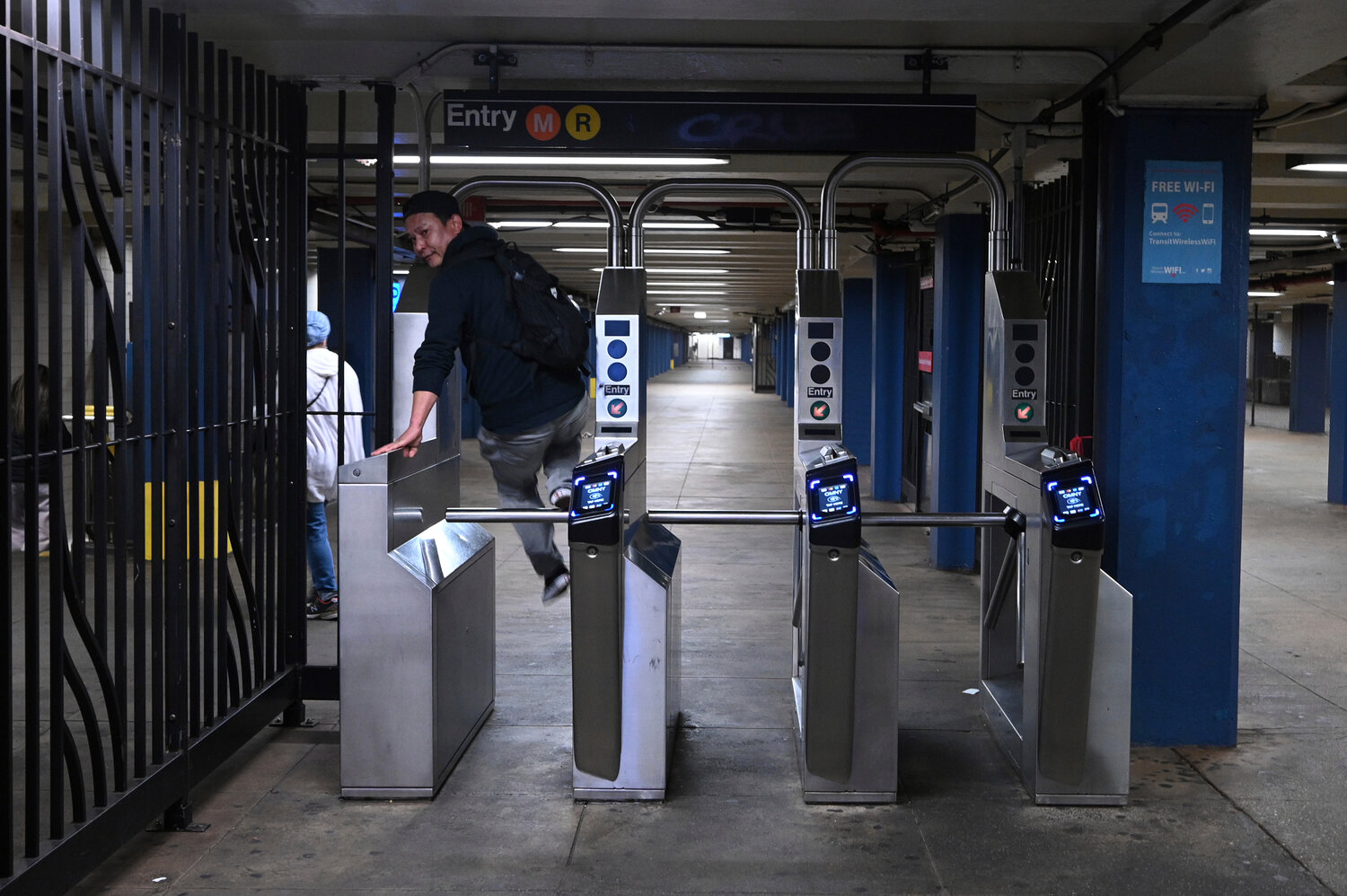 A man hopped over a turnstile in a Queens subway station. Our columnist asks what disincentives are being provided to violators.