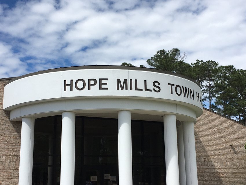 The Hope Mills Town Hall.