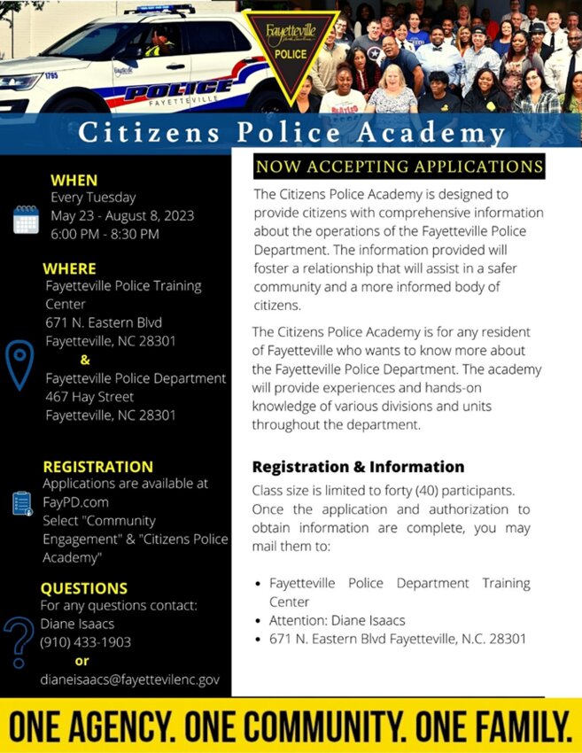 Citizens Police Academy registration opens | CityView