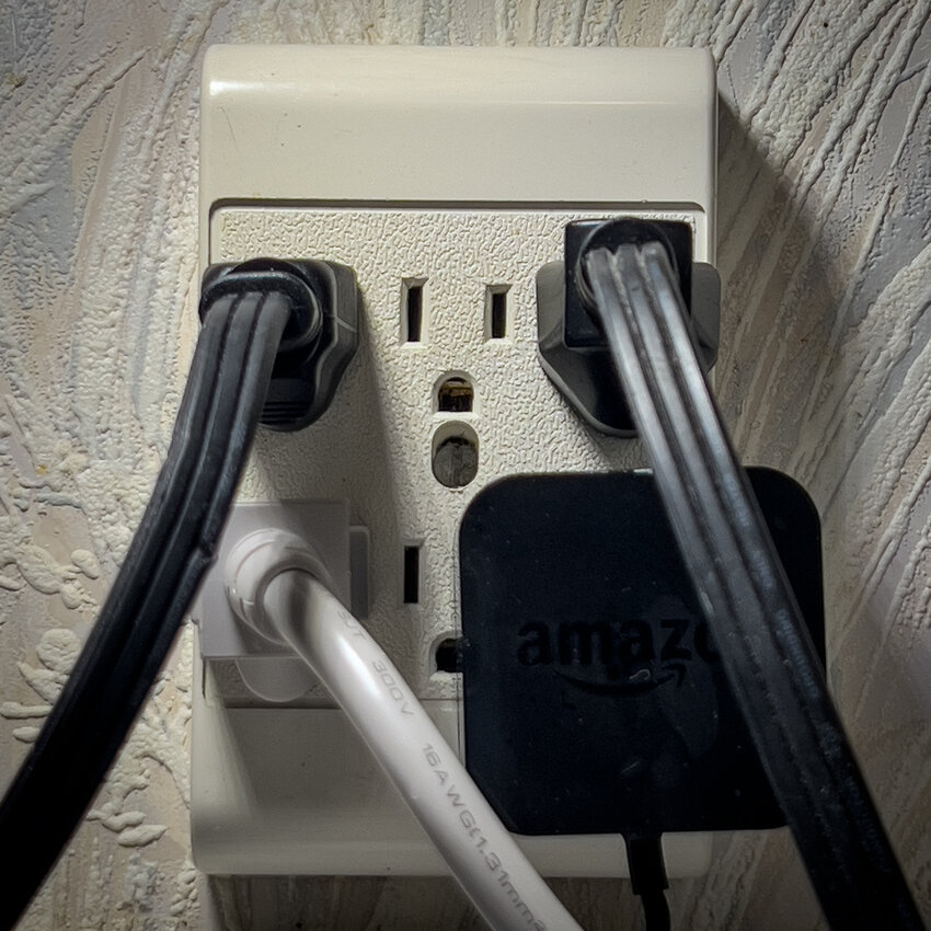 An electrical outlet, Tuesday, Feb. 13, 2024.