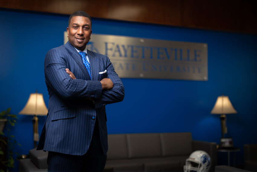 Darrell T. Allison, chancellor of Fayetteville State University, on July 8, 2022.
