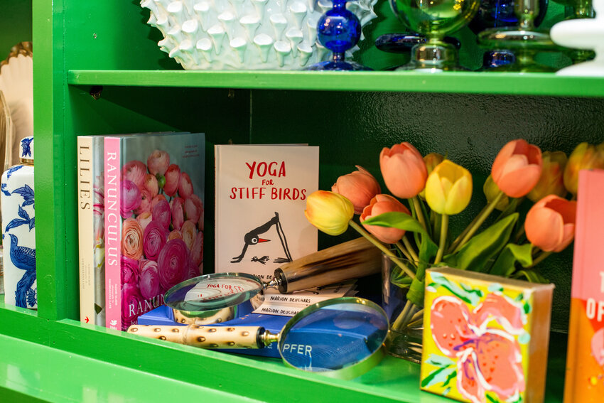 The Pink Petunia on Morganton Road aims to be a one-stop shop for visitors in pursuit of gifts, decor, and more. Run by Jen Britt and her mom Rene Soffe King, this once home-based shop opened its storefront on Wednesday, April 24, 2024, and showcases a variety of books on its shelves.